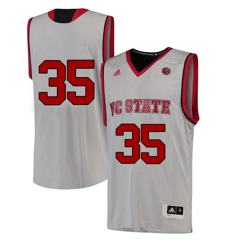 Men #35 Sidney Lowe NC State Wolfpack College Basketball Jerseys-White - Click Image to Close